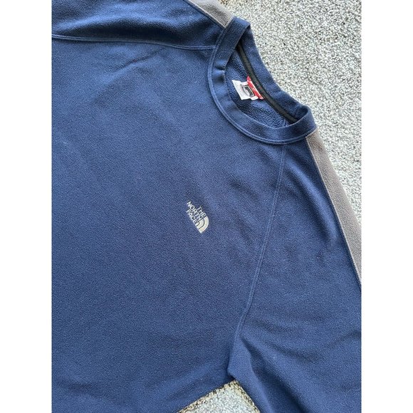 The North Face Men’s‎ Fleece Blue Shirt Large Long Sleeve Soft L - Picture 4 of 11
